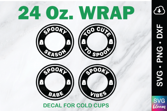 Bundle Wrap Spooky Season 24oz Tumbler
