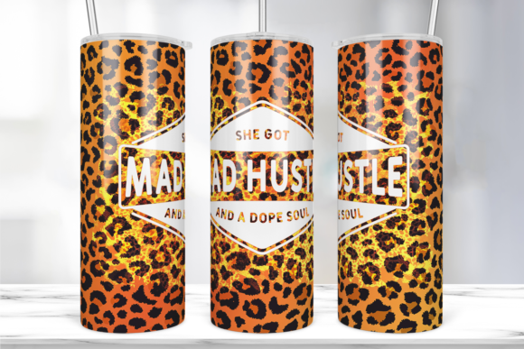 Cheetah Print 20oz Tumbler Wrap