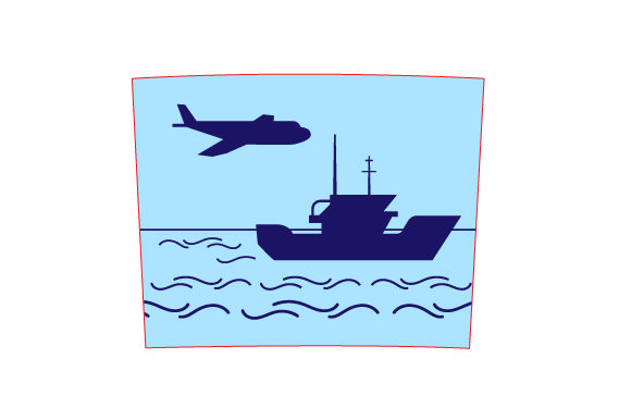 Coast Guard Tumbler Wrap 20 Oz