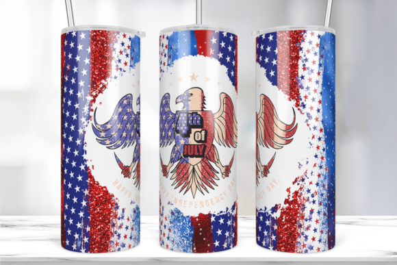 Eagle Usa Flag 20oz Tumbler Wrap