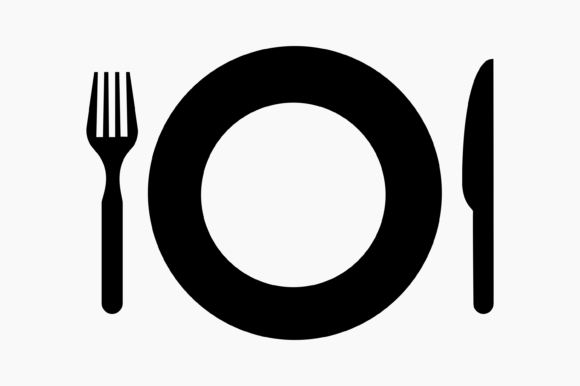 Fork Knife Plate