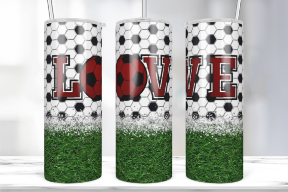 Love Football 20oz Tumbler Wrap