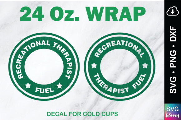 Recreational Therapist Fuel 24Oz Tumbler